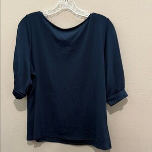 H&M Dark Blue Long Sleeve Top